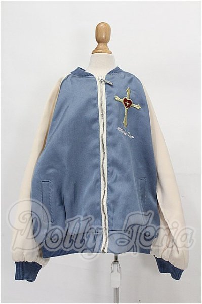 画像1: SD17BOY/OF:チャーム付き刺繍スカジャン Melody.C様製 S-26-05-17-121-TO-ZS (1)