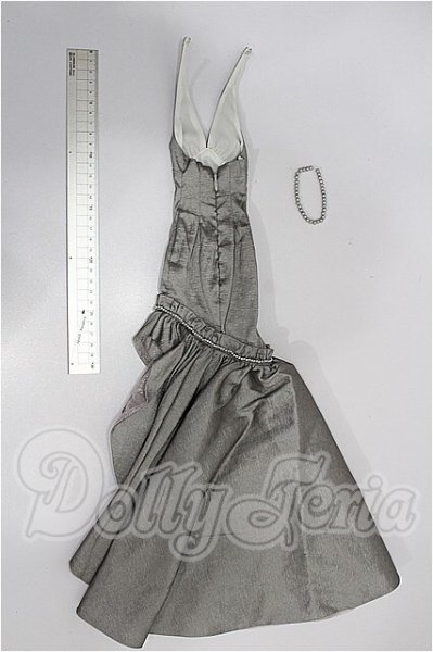 画像2: SD16女の子/OF：シルバーマーメイドドレス S-26-06-07-284-TO-ZS (2)