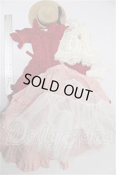 画像5: SD/OF:PINK HOUSE 「赤ローンワンピースコーデセット」 S-26-08-30-206-TO-ZS (5)