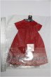 画像2: SDM＆MDD/OF：よそゆきワンピセット（ダークレッド）・ミニ S-26-10-11-110-TO-ZS (2)