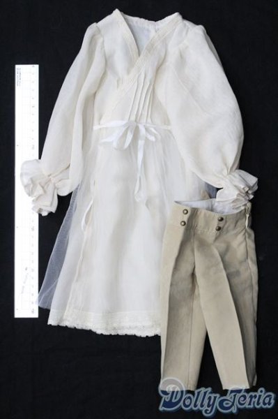 画像5: SD/OF:チュールガウン＆パンツセット S-25-11-30-414-GN-ZS (5)