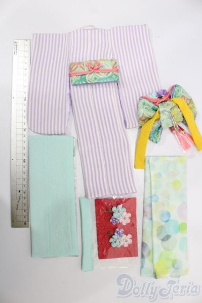 画像2: 幼SD/OF:着物 S-25-10-26-395-GN-ZS (2)