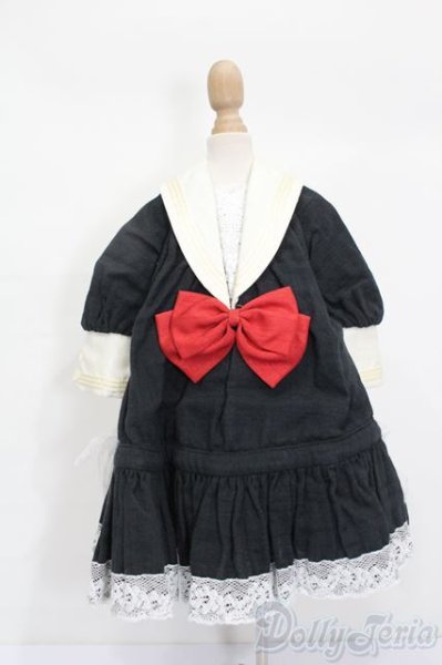 画像1: MSD/OF:MILKDOLL様製セーラーワンピース S-25-04-27-405-GN-ZS (1)