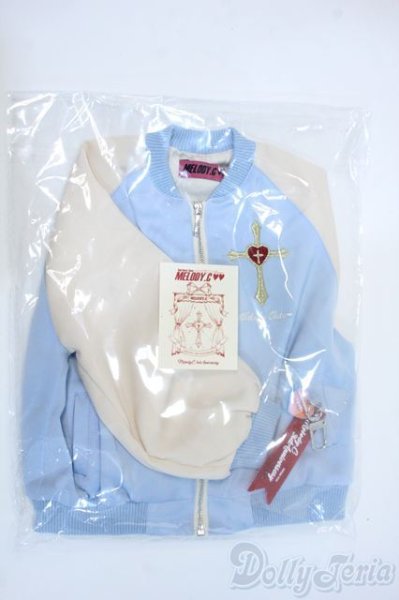 画像1: SD17BOY/OF:チャーム付き刺繍スカジャン Melody.C様製 Y-25-04-30-085-GN-ZY (1)