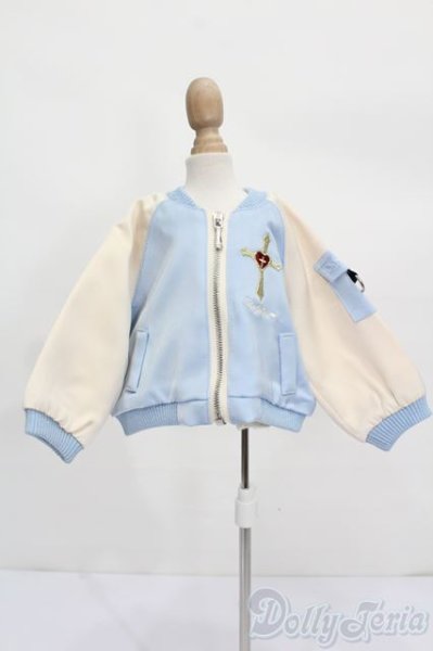 画像1: MSD＆SDM/OF:チャーム付き刺繍スカジャン Melody.C様製 S-25-04-27-266-GN-ZS (1)