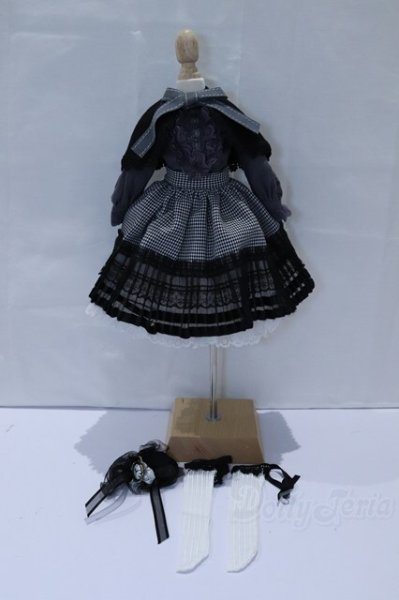 画像1: SDM＆MSD/OF:LolitaHoundstooth_monotone S-26-02-08-058-GN-ZS (1)