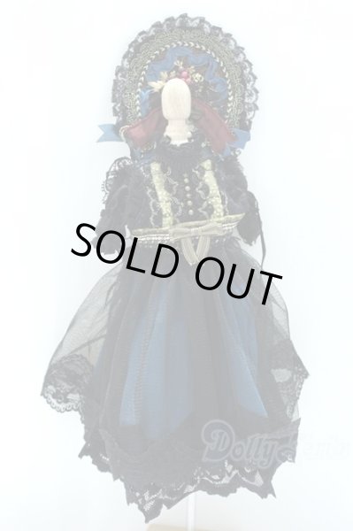 画像1: SDM＆MSD/OF:アフタヌーンドレス 孔雀青 童話館MotherGoose様 S-26-03-01-322-GN-ZS (1)