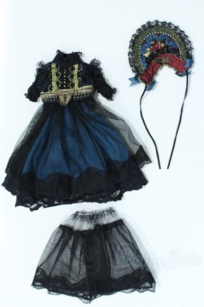 画像5: SDM＆MSD/OF:アフタヌーンドレス 孔雀青 童話館MotherGoose様 S-25-11-30-031-GN-ZS (5)