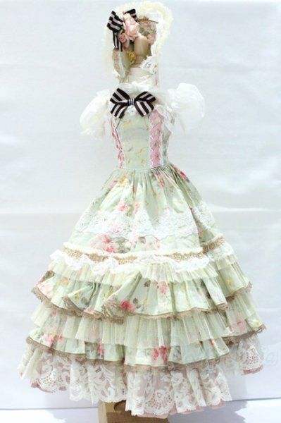 画像1: SD16/OF:Lemulia様ドレス S-25-11-30-036-GN-ZS (1)