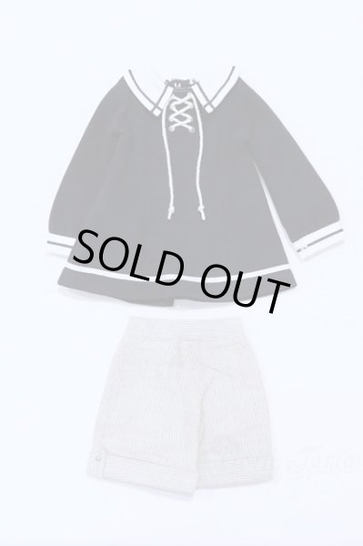 画像1: SDM/OF:編み上げワンピ＆キュロットセット・ミニ S-26-02-01-087-SK-ZS (1)