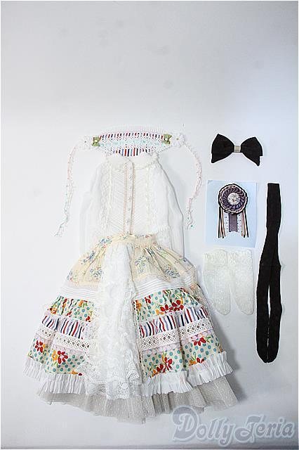 【500円引きクーポン】 SD/Astrantia様製衣装セット:ロールケーキシリーズ 服、靴