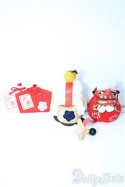 ハンドメイド♡ミニチュアお正月♡とら籠2022♡お餅 おおい