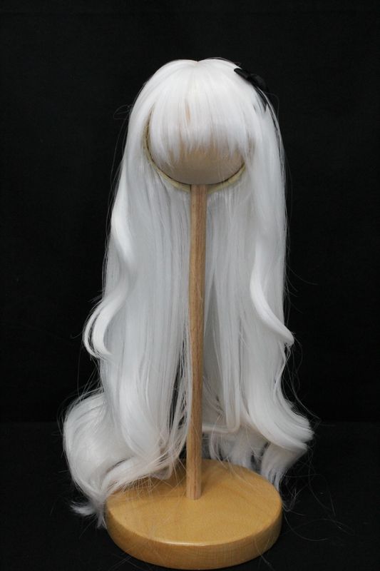 8〜9inch/ウィッグ(ホワイト)S230614-035 DOLL UP! ホワイトウィッグ